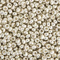 Miyuki Galvanized Silver Seed Beads 11/0, Colour 1051, 22g pack