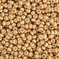Galvanized Gold Miyuki Seed Beads 11/0, Colour 1052, 22g