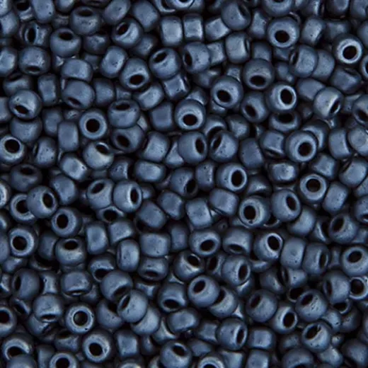 Bulk Bag Gunmetal Matte Metallic Miyuki 11/0 Seed Beads, 250g, Colour 2011 Bulk Bag Gunmetal Matte Metallic Miyuki 11/0 Seed Beads, 250g, Colour 2011