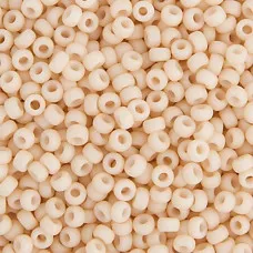 Dark Cream Opaque Matte Miyuki 11/0 Seed Beads, 250g, Colour 2022