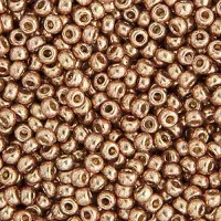 Duracoat Galvanized Champagne Miyuki 11/0 Seed Beads, 100g, Colour 4204
