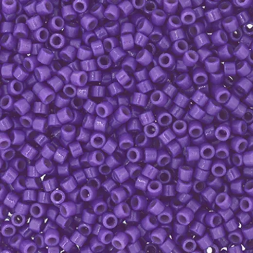 DB2140 Duracoat Opaque Dyed Dark Mauve, Size 11/0 Miyuki Delica Beads, 50gm bag DB2140 Duracoat Opaque Dyed Dark Mauve, Size 11/0 Miyuki Delica Beads, 50gm bag
