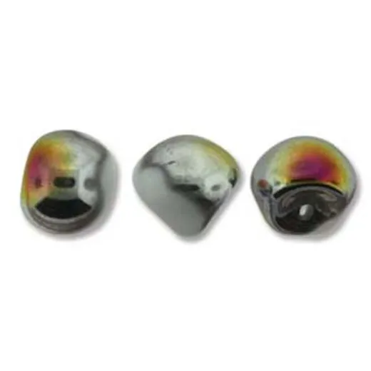 White Marea Mushroom Bead 9x8mm - 30 beads White Marea Mushroom Bead 9x8mm - 30 beads