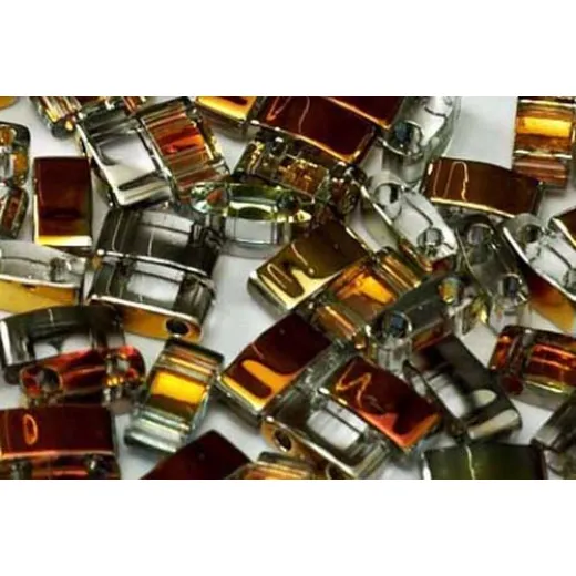 Crystal Marea Half Tila Beads, colour 4551 5.2gm approx. Crystal Marea Half Tila Beads, colour 4551 5.2gm approx.