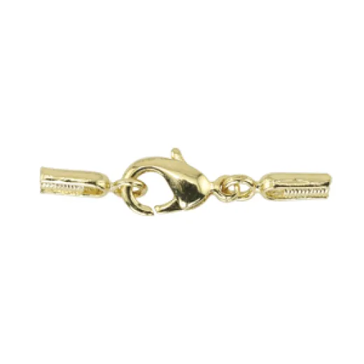 Beadalon EZ-Crimp- & Lobster Clasp set. Gold plated. Beadalon EZ-Crimp- & Lobster Clasp set. Gold plated.