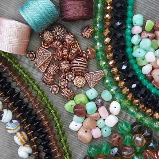 Vintage Lounge Bead and S-Lon Cord Bundle Vintage Lounge Bead and S-Lon Cord Bundle