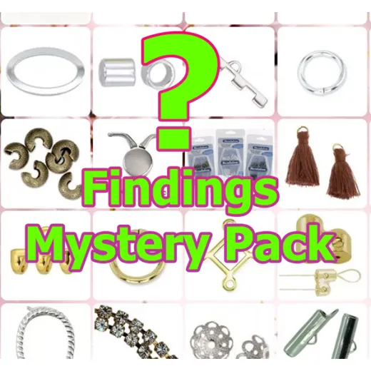 Mystery Bundle - Jewellery making findings Worth at least £50 - limited to one per customer Mystery Bundle - Jewellery making findings Worth at least £50 - limited to one per customer