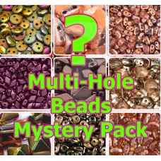 Mystery Bundle - Czech multi-hole Glass Beads! Worth at least £50 - limited to ...