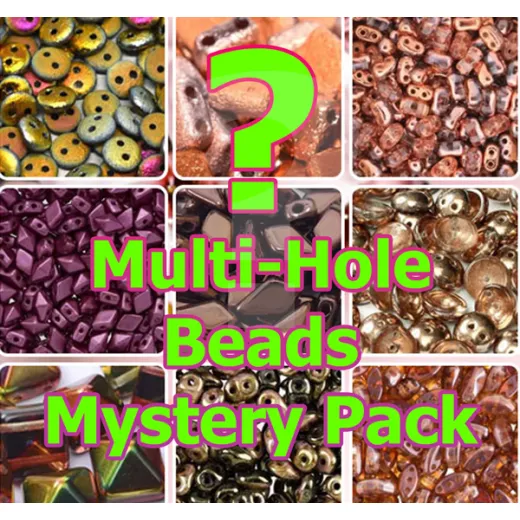Mystery Bundle - Czech multi-hole Glass Beads! Worth at least £50 - limited to one pack per customer Mystery Bundle - Czech multi-hole Glass Beads! Worth at least £50 - limited to one pack per customer