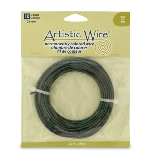 10 Gauge (2.6 mm), Green colour copper Wire, 25 ft (7.6m) 10 Gauge (2.6 mm), Green colour copper Wire, 25 ft (7.6m)