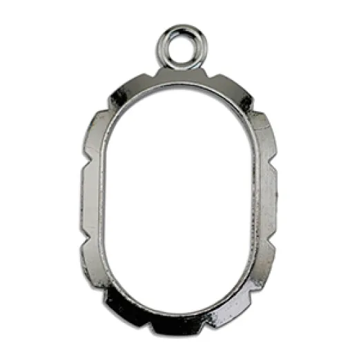 Artistic Wire Wrapper, Oval, Hematite Color, 5 pc A300C-018 Artistic Wire Wrapper, Oval, Hematite Color, 5 pc A300C-018