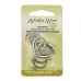 Artistic Wire Wrapper, Curved, Hematite Color, 6 pc Artistic Wire Wrapper, Curved, Hematite Color, 6 pc