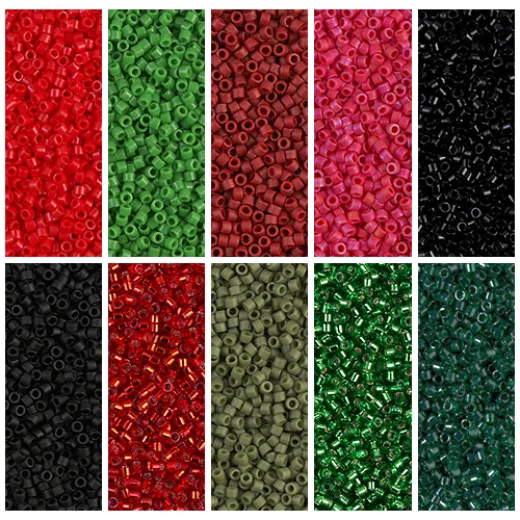 Miyuki Field Of Poppies 11/0 Delica Collection, 10 Colours! Miyuki Field Of Poppies 11/0 Delica Collection, 10 Colours!