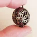 One Off Wonders - Heavy Weight Hollow Flower Bead Connectors with 2 Loops, Antique Gold, pack of 5