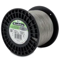 Bright, 0.018 inch, 5,000ft  Bulk Reel of 7 Strand Beadalon Beading Wire, JW03T-9