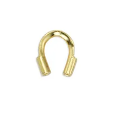 Wire Guardians,  Large, Gold Plated, bulk pack of 144pcs. Size 2 for thicker dia...