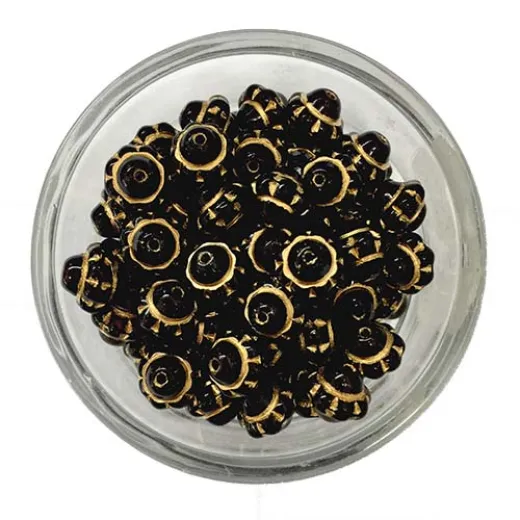 Garnet 8mm Beaded Spacer Beads, Pack of 20 Garnet 8mm Beaded Spacer Beads, Pack of 20
