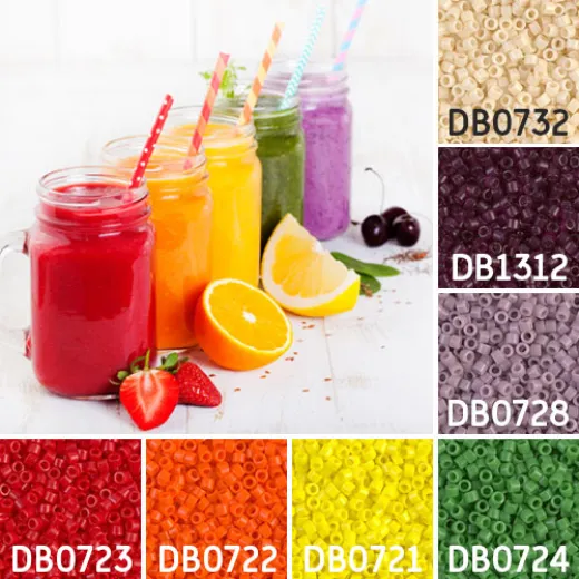 Beverage colour inspiration Miyuki Delica bead collection - Miyuki 11/0 Delica Beads Beverage colour inspiration Miyuki Delica bead collection - Miyuki 11/0 Delica Beads