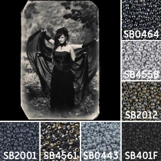 Gothic colour inspiration Miyuki seed bead collection - Miyuki 11/0 Seed Beads Gothic colour inspiration Miyuki seed bead collection - Miyuki 11/0 Seed Beads