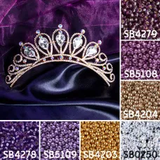 Regal Tiara colour inspiration Miyuki seed bead collection - Miyuki 11/0 Seed Be... Regal Tiara colour inspiration Miyuki seed bead collection - Miyuki 11/0 Seed Be...