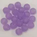 8mm Acrylic Matte Round Beads, Purple, Pack of 20 8mm Acrylic Matte Round Beads, Purple, Pack of 20