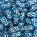 Long Clay Tube Beads, Aqua, Bulk Bag Approx. 250g Long Clay Tube Beads, Aqua, Bulk Bag Approx. 250g