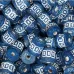 Medium Clay Tube Beads, Dark Blue, Pack of 10 Medium Clay Tube Beads, Dark Blue, Pack of 10