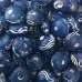 Oval Clay Beads, Dark Blue, Pack of 10 Oval Clay Beads, Dark Blue, Pack of 10