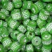 Medium Clay Tube Beads, Green, Bulk Bag Approx. 250g Medium Clay Tube Beads, Green, Bulk Bag Approx. 250g