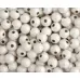 6mm Round Stardust Bead, Silver, Pack of 10 6mm Round Stardust Bead, Silver, Pack of 10