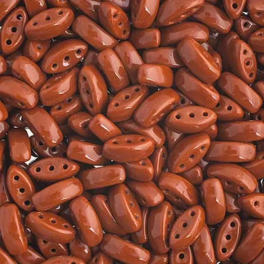 Brown 3-Hole Cali Beads, 50pcs Brown 3-Hole Cali Beads, 50pcs