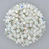 2mm Crystal Green Rainbow 2mm Fire polished Beads 150pcs