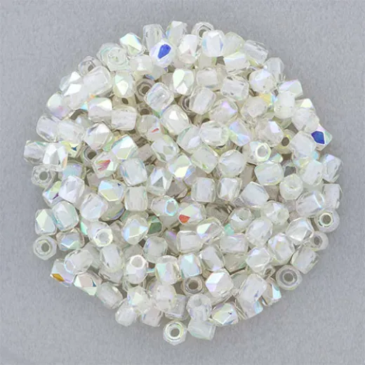 2mm Crystal Green Rainbow 2mm Fire polished Beads 150pcs
