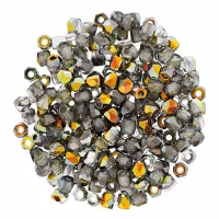 2mm Crystal Marea Fire polished Beads 150pcs