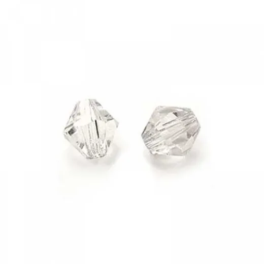 3mm Crystal Preciosa Bicones, Pack of 48