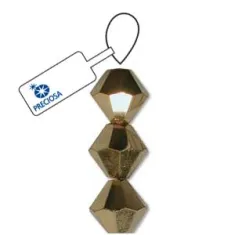 Crystal Aurum Full 4mm Preciosa Bicones, Bulk Bag 144 Pcs