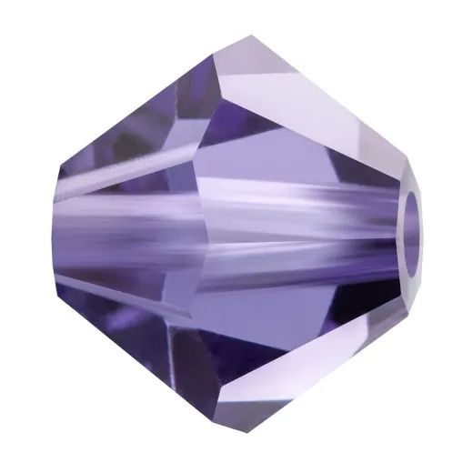 Tanzanite 4mm Preciosa Bicones, Pack of 48