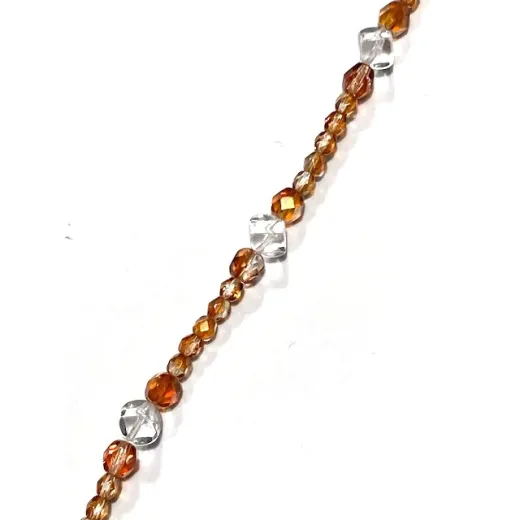 Fire polished Mixed Strand, selection of 4mm& 6mm Fire Polished Plus 8mm Crystal. Fire polished Mixed Strand, selection of 4mm& 6mm Fire Polished Plus 8mm Crystal.