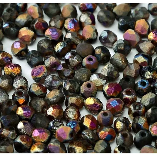 4mm Sliperit Full Crystal etched firepolished beads, pack of 120pcs 4mm Sliperit Full Crystal etched firepolished beads, pack of 120pcs