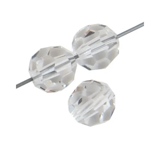 8mm Crystal Round, Preciosa, Pack of 12 pcs. 8mm Crystal Round, Preciosa, Pack of 12 pcs.