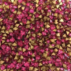 Vintage Chatons, Squares, 3mm, Rose, Pack of 100
