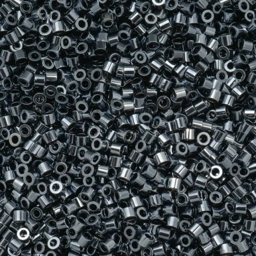 Gunmetal Cylin Beads, 5g appx. Gunmetal Cylin Beads, 5g appx.