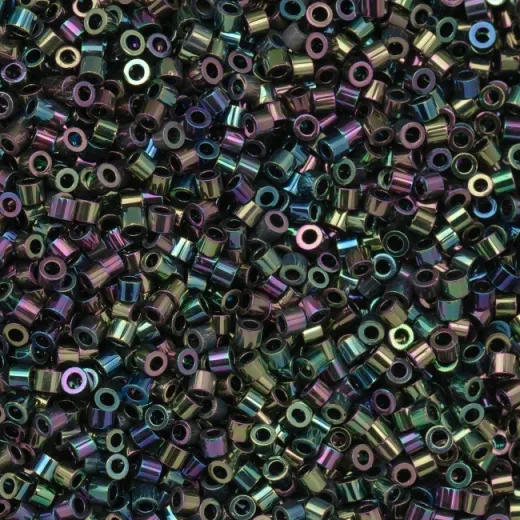 Purple Iris Cylin Beads, 5g appx.