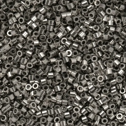 Steel Cylin Beads, 5g appx. Steel Cylin Beads, 5g appx.
