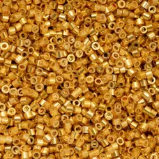 Gold AB Cylin Beads, 25gm bulk bag