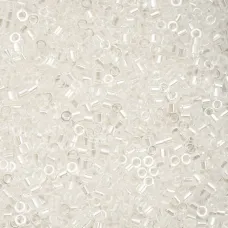 Crystal Luster Cylin Beads, 25gm bulk bag