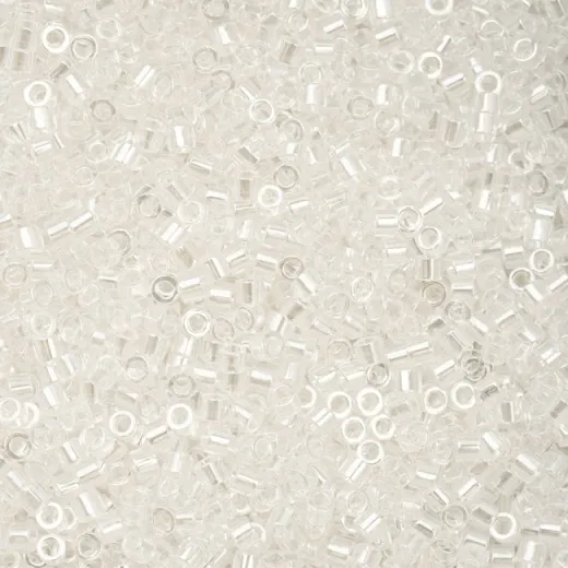Crystal Luster Cylin Beads, 5g appx. Crystal Luster Cylin Beads, 5g appx.