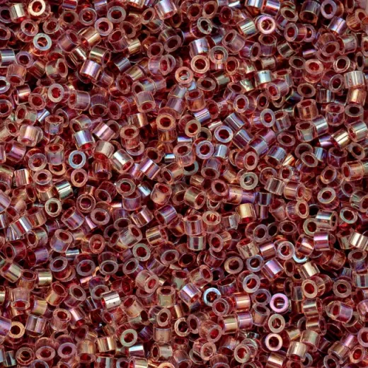 Red Gold Luster Cylin Beads, 5g appx. Red Gold Luster Cylin Beads, 5g appx.