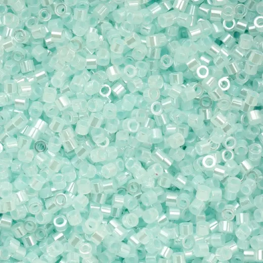 Light Crystal Aqua Ceylon Cylin Beads, 25gm bulk bag Light Crystal Aqua Ceylon Cylin Beads, 25gm bulk bag