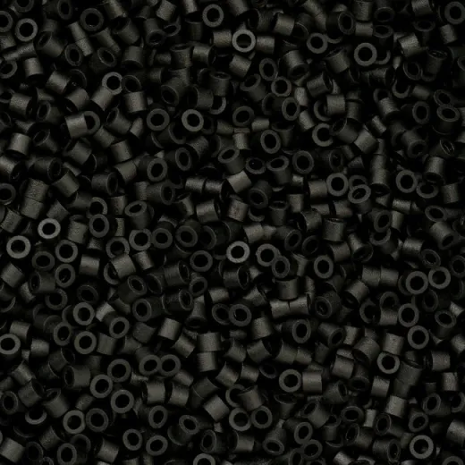Black Matte Cylin Beads, 25gm bulk bag Black Matte Cylin Beads, 25gm bulk bag